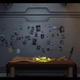 A memorial wall commemorates fallen soldiers in XCOM: Enemy Unknown